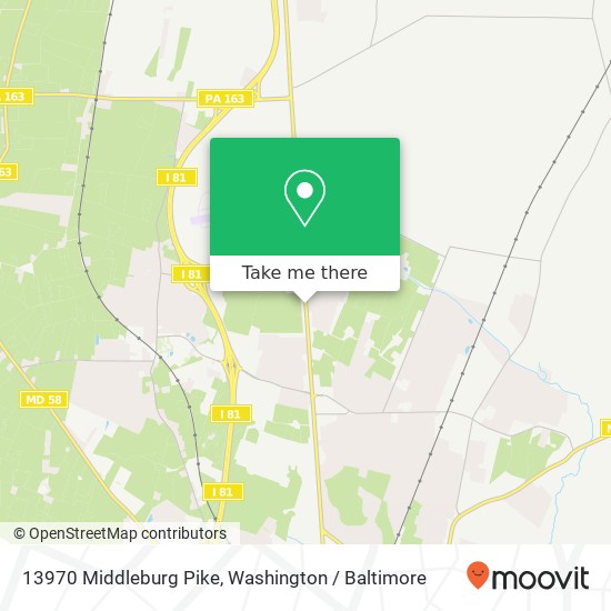 13970 Middleburg Pike, Hagerstown, MD 21742 map