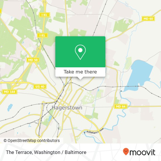 Mapa de The Terrace, Hagerstown, MD 21742