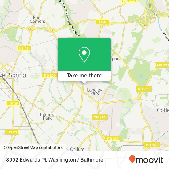 8092 Edwards Pl, Hyattsville, MD 20783 map