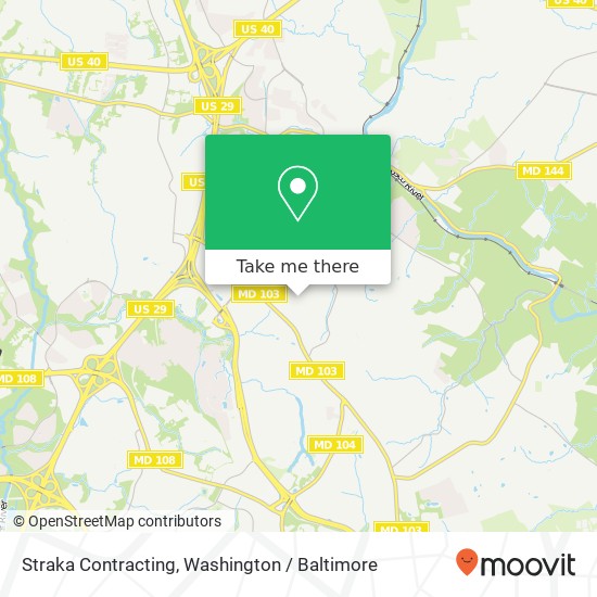 Straka Contracting map