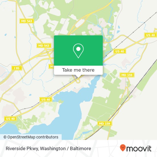 Mapa de Riverside Pkwy, Belcamp, MD 21017