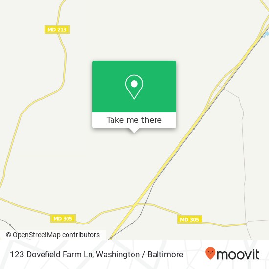 Mapa de 123 Dovefield Farm Ln, Centreville, MD 21617