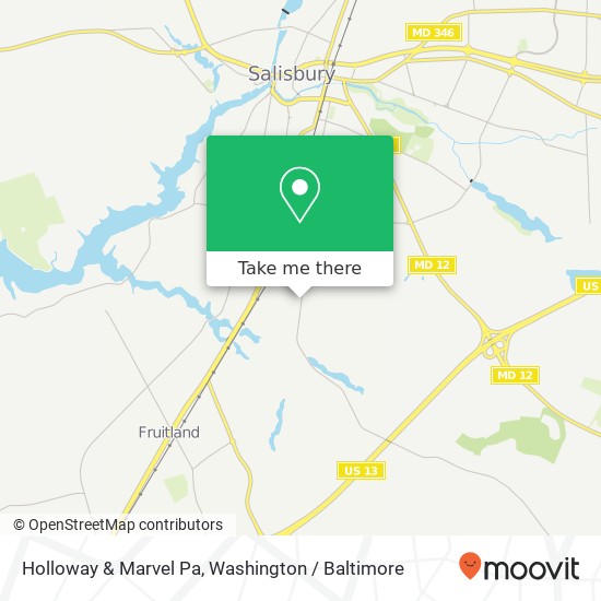 Mapa de Holloway & Marvel Pa, 105 Milford St