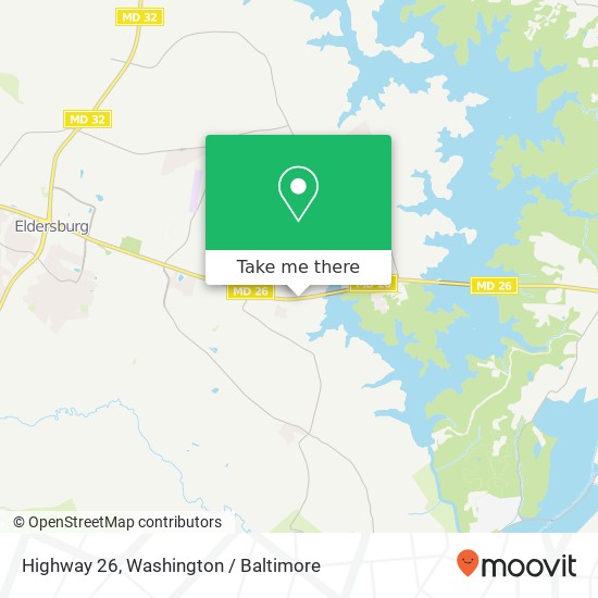 Mapa de Highway 26, Sykesville, MD 21784