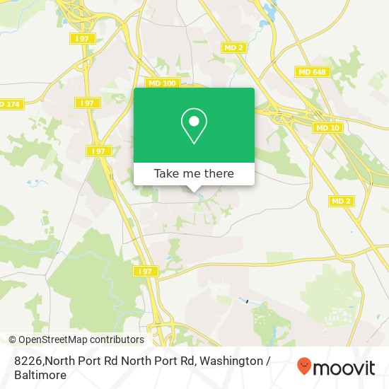 Mapa de 8226,North Port Rd North Port Rd, Millersville, MD 21108