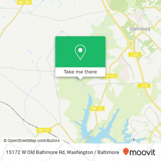 15172 W Old Baltimore Rd, Boyds, MD 20841 map