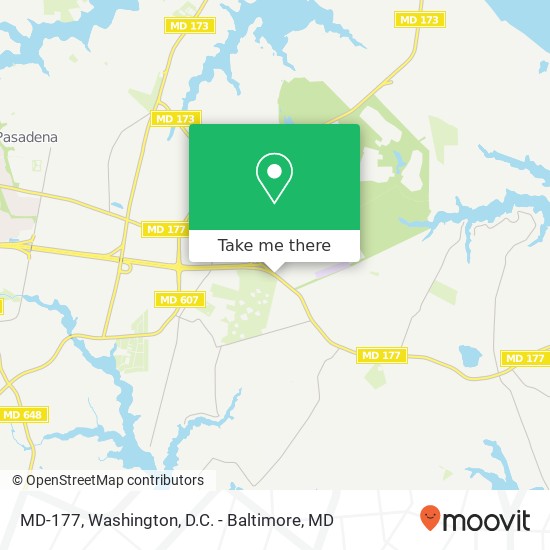 MD-177, Pasadena, MD 21122 map