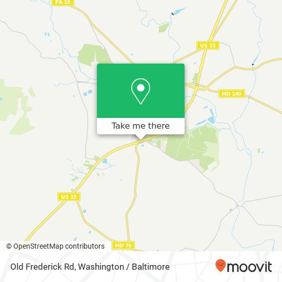 Old Frederick Rd, Emmitsburg, MD 21727 map