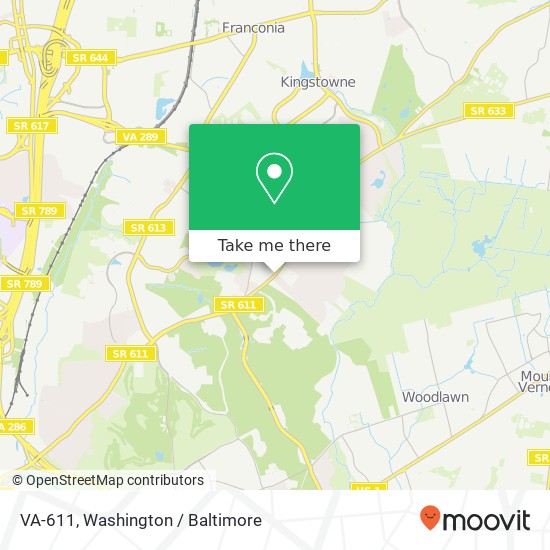 VA-611, Alexandria, VA 22315 map