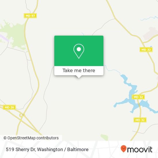 519 Sherry Dr, Sykesville, MD 21784 map