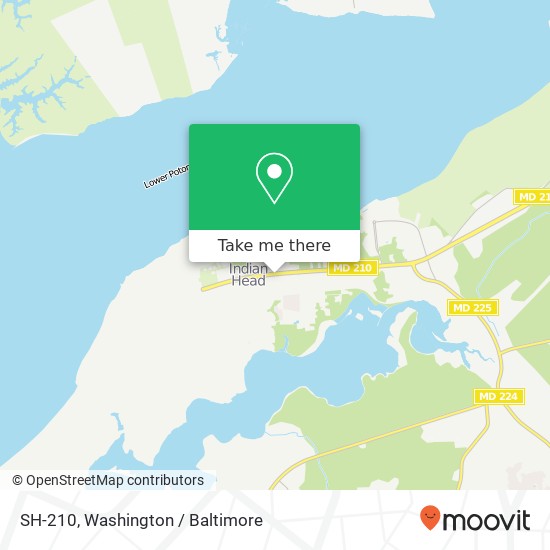 SH-210, Indian Head, MD 20640 map