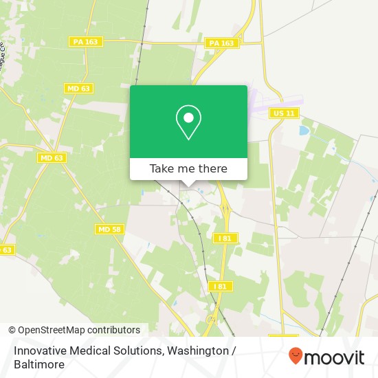 Mapa de Innovative Medical Solutions, 18030 Maugans Ave