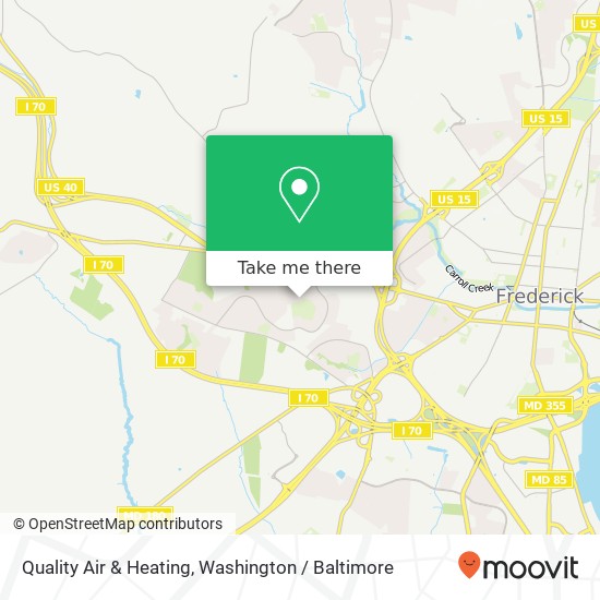 Mapa de Quality Air & Heating, 1214 Stillmeadow Pl