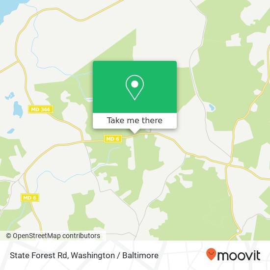 Mapa de State Forest Rd, Indian Head, MD 20640