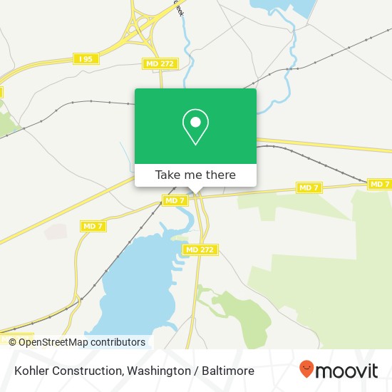 Kohler Construction map