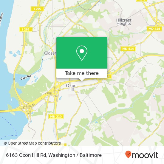 6163 Oxon Hill Rd, 6163 Oxon Hill Rd, Oxon Hill, MD 20745, USA map