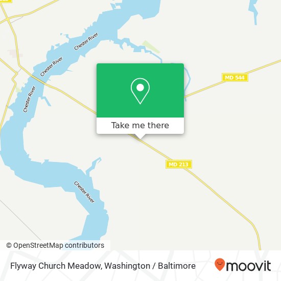 Mapa de Flyway Church Meadow, Church Hill Rd