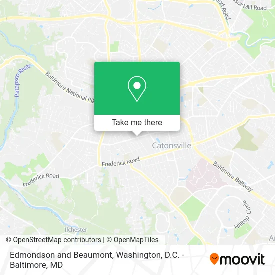 Edmondson and Beaumont map