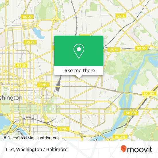 L St, Washington, DC 20002 map