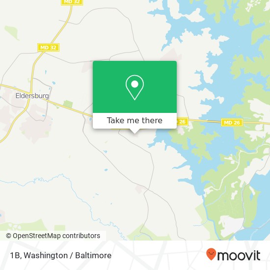 Mapa de 1B, 6505 Ridenour Way E #1B, Eldersburg, MD 21784, USA