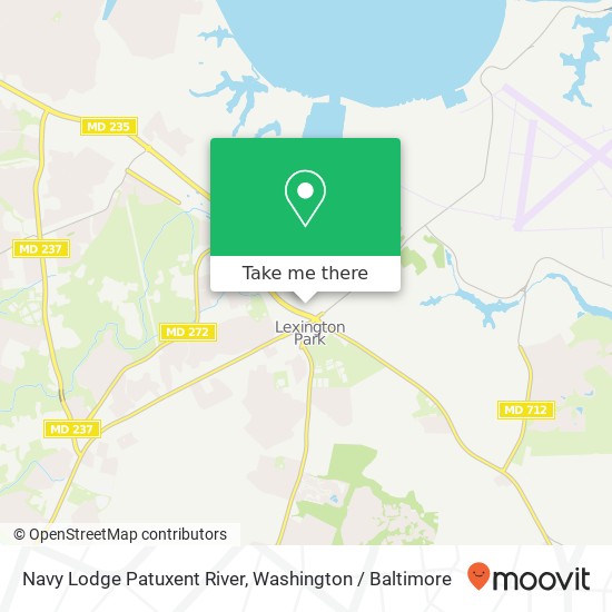 Mapa de Navy Lodge Patuxent River, 22148 Cuddihy Rd
