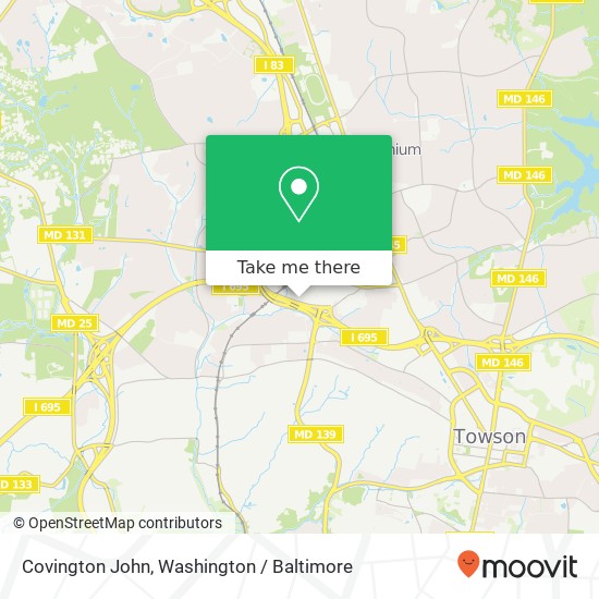 Mapa de Covington John, 1300 Bellona Ave
