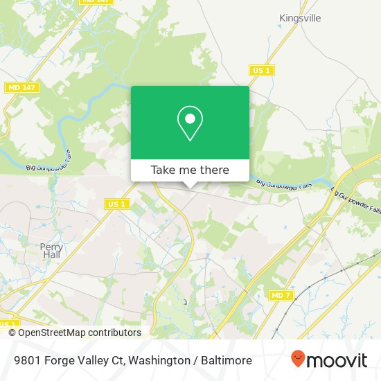 9801 Forge Valley Ct, Perry Hall, MD 21128 map