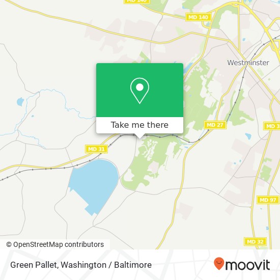 Mapa de Green Pallet, 633 Stone Chapel Rd