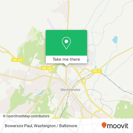 Mapa de Bowersox Paul, 206 Pennsylvania Ave