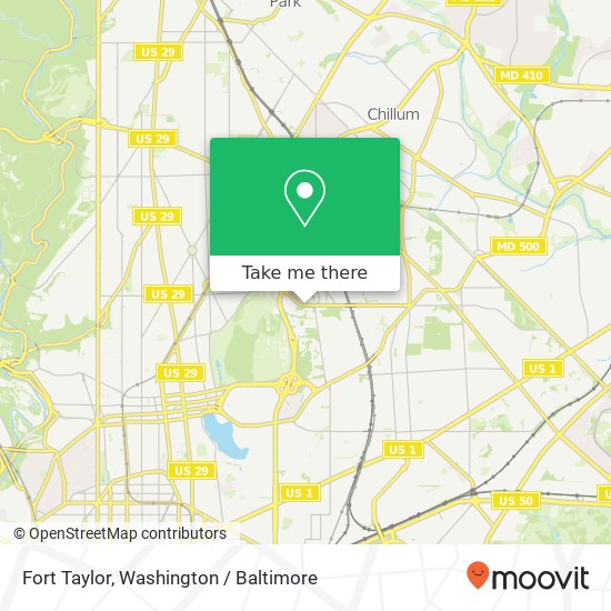 Fort Taylor, Washington, DC 20017 map