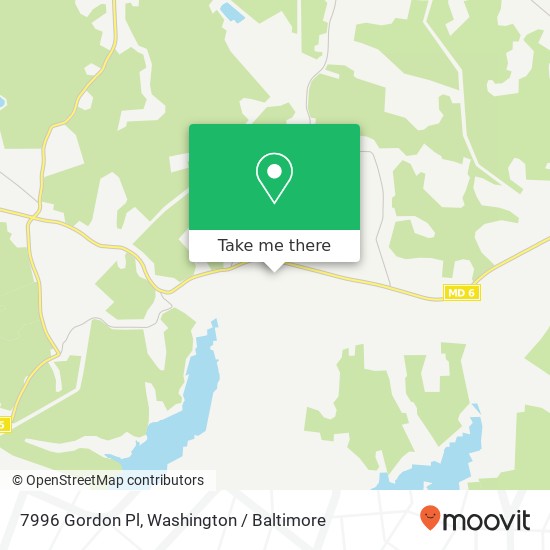 7996 Gordon Pl, Welcome, MD 20693 map