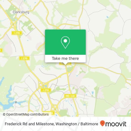 Mapa de Frederick Rd and Milestone, Germantown, MD 20876