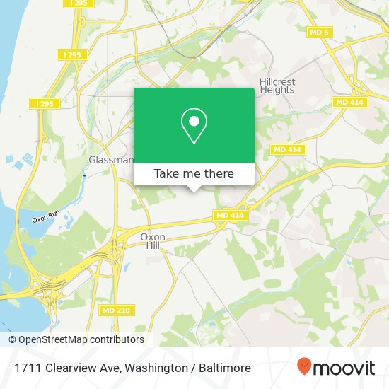 1711 Clearview Ave, Oxon Hill, MD 20745 map