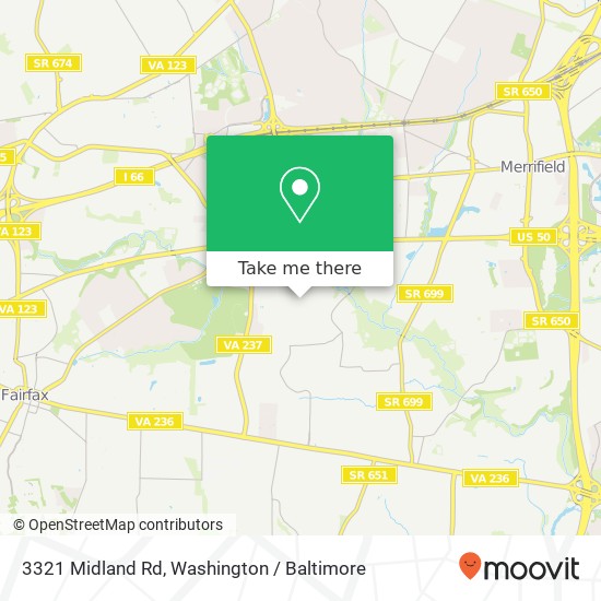 3321 Midland Rd, Fairfax, VA 22031 map