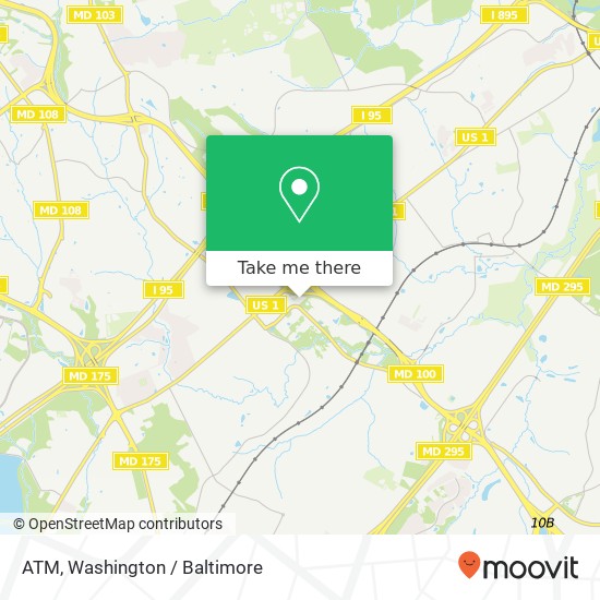 Mapa de ATM, 6755 Dorsey Rd