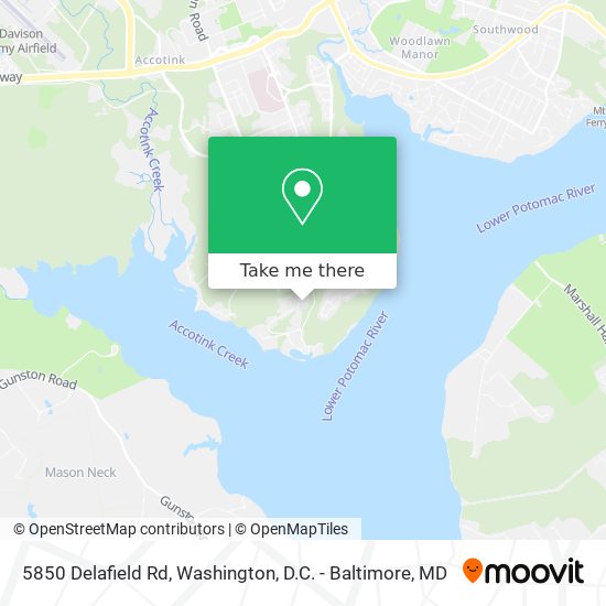 Mapa de 5850 Delafield Rd