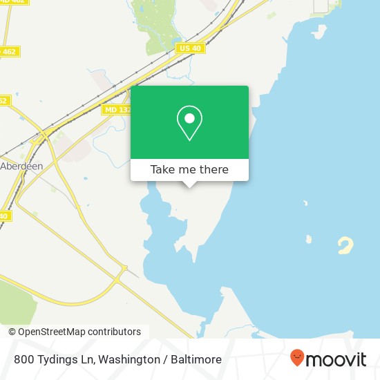 Mapa de 800 Tydings Ln, Havre de Grace, MD 21078