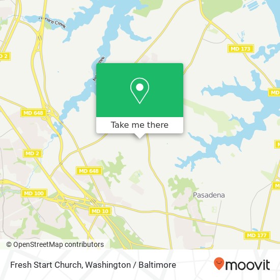 Mapa de Fresh Start Church, 506 Lincoln Dr
