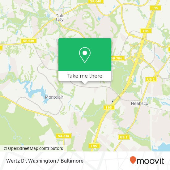 Wertz Dr, Woodbridge, VA 22193 map