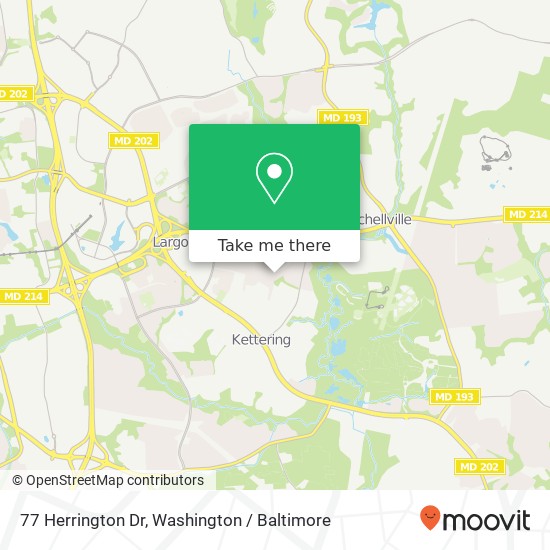 77 Herrington Dr, Upper Marlboro (LARGO), MD 20774 map