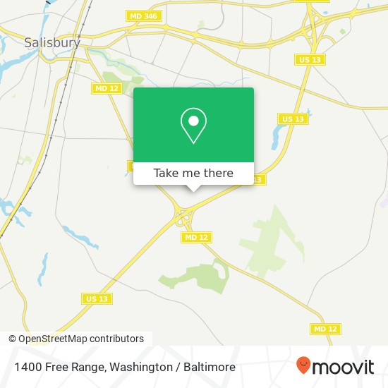 1400 Free Range, Salisbury, MD 21804 map