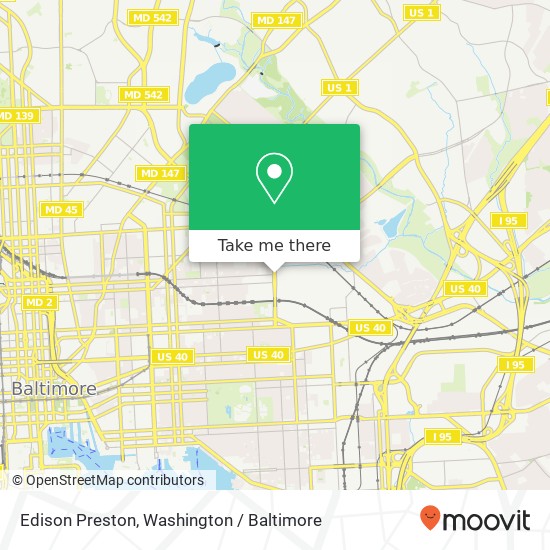 Edison Preston, Baltimore, MD 21213 map