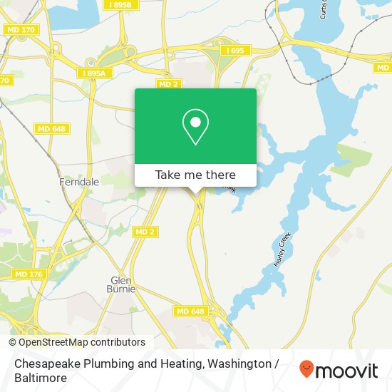 Chesapeake Plumbing and Heating, 99 Langley Rd N map