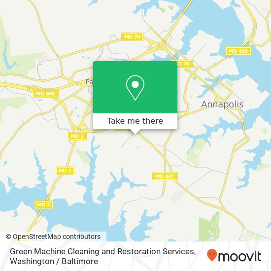 Green Machine Cleaning and Restoration Services, 1783 Forest Dr map