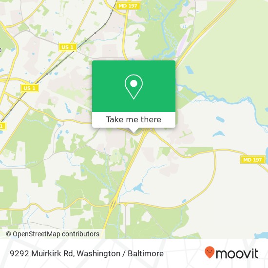 9292 Muirkirk Rd, Laurel, MD 20708 map