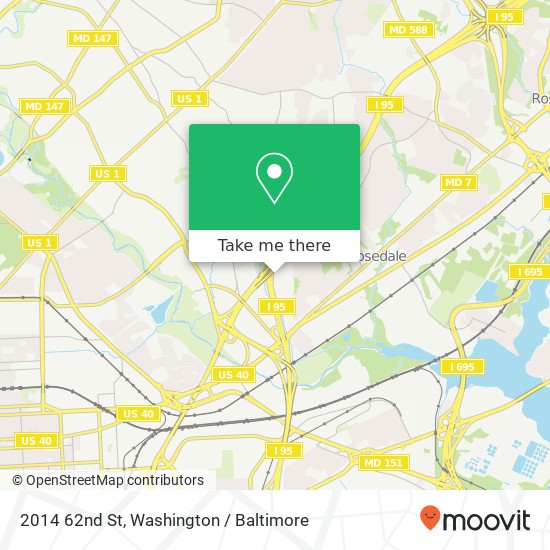 2014 62nd St, Rosedale, MD 21237 map
