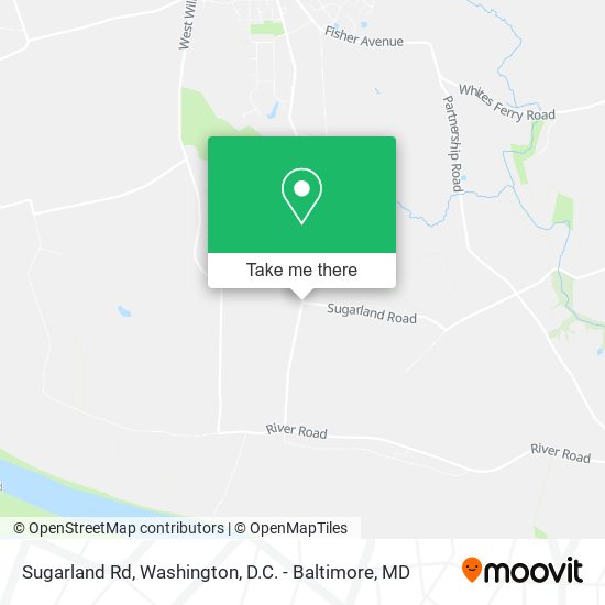 Mapa de Sugarland Rd, Poolesville, MD 20837