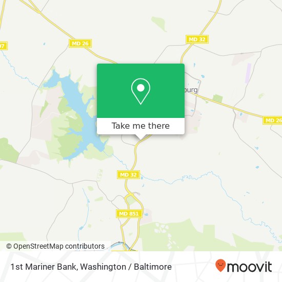 Mapa de 1st Mariner Bank, 6700 Sykesville Rd