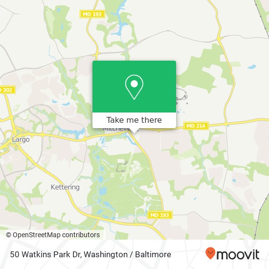 50 Watkins Park Dr, Upper Marlboro, MD 20774 map