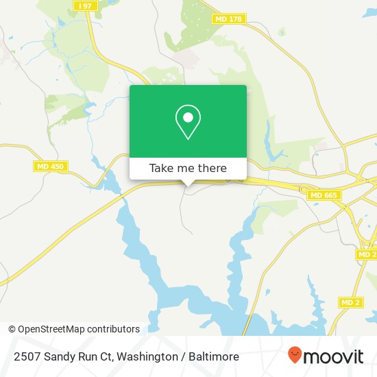 2507 Sandy Run Ct, Annapolis, MD 21401 map